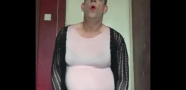  crossdressing sissy mark wright would love a real mans cock to fuck him while hes being filmed and humiliated he would even take your cum down the back of his throat